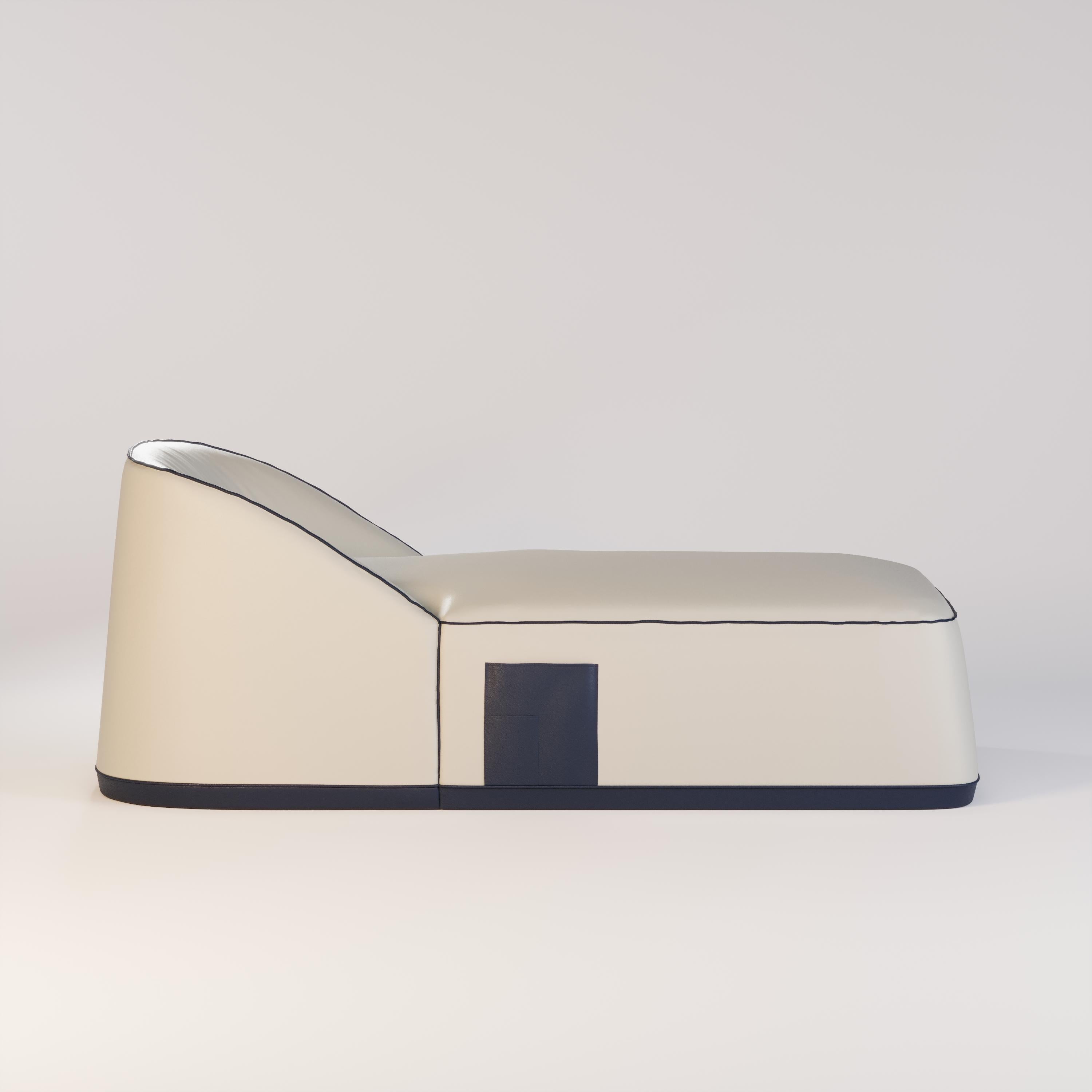 Elegante Tumbona Exterior con Tejidos Resistentes al Clima Moderno en venta