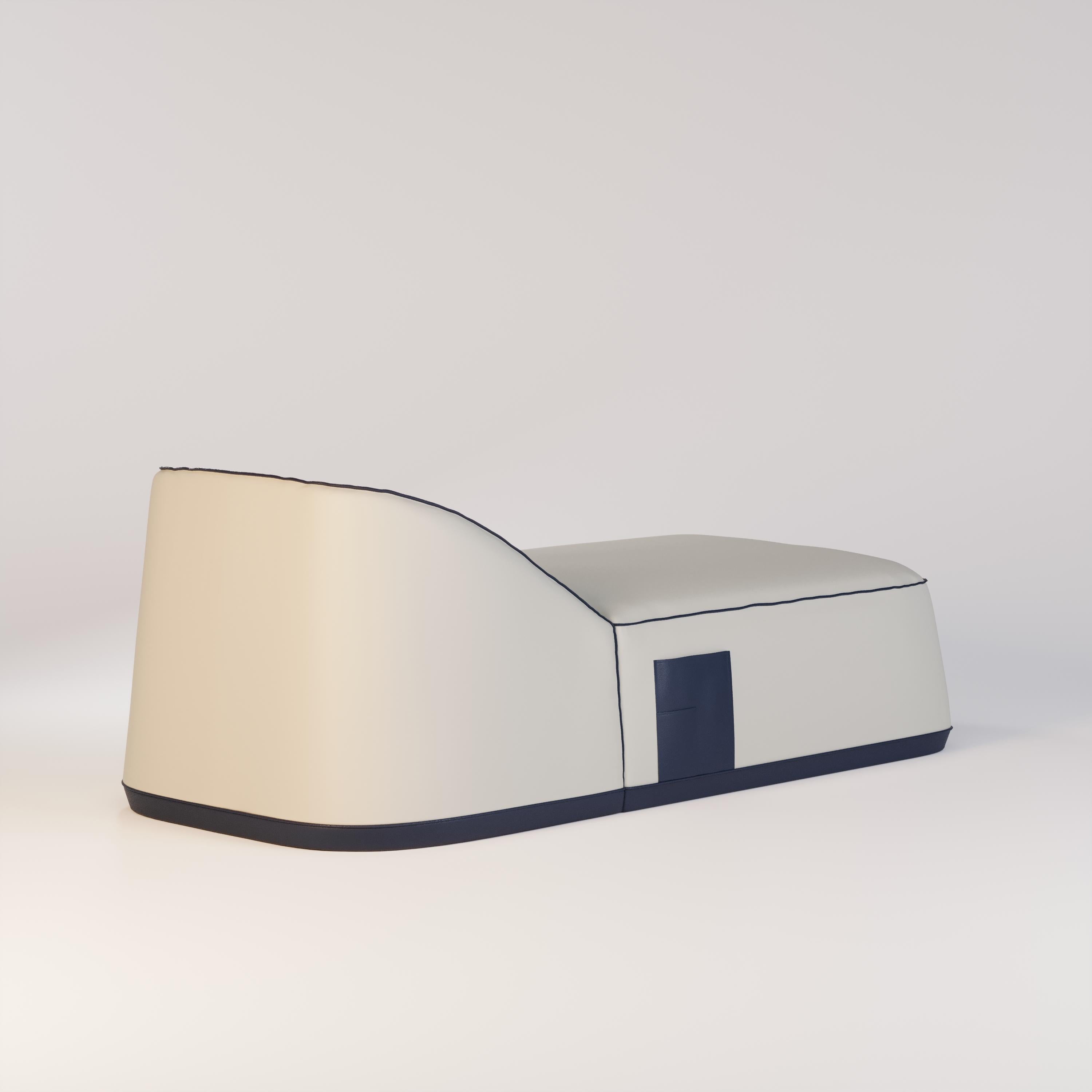 Elegante Tumbona Exterior con Tejidos Resistentes al Clima Portugués en venta