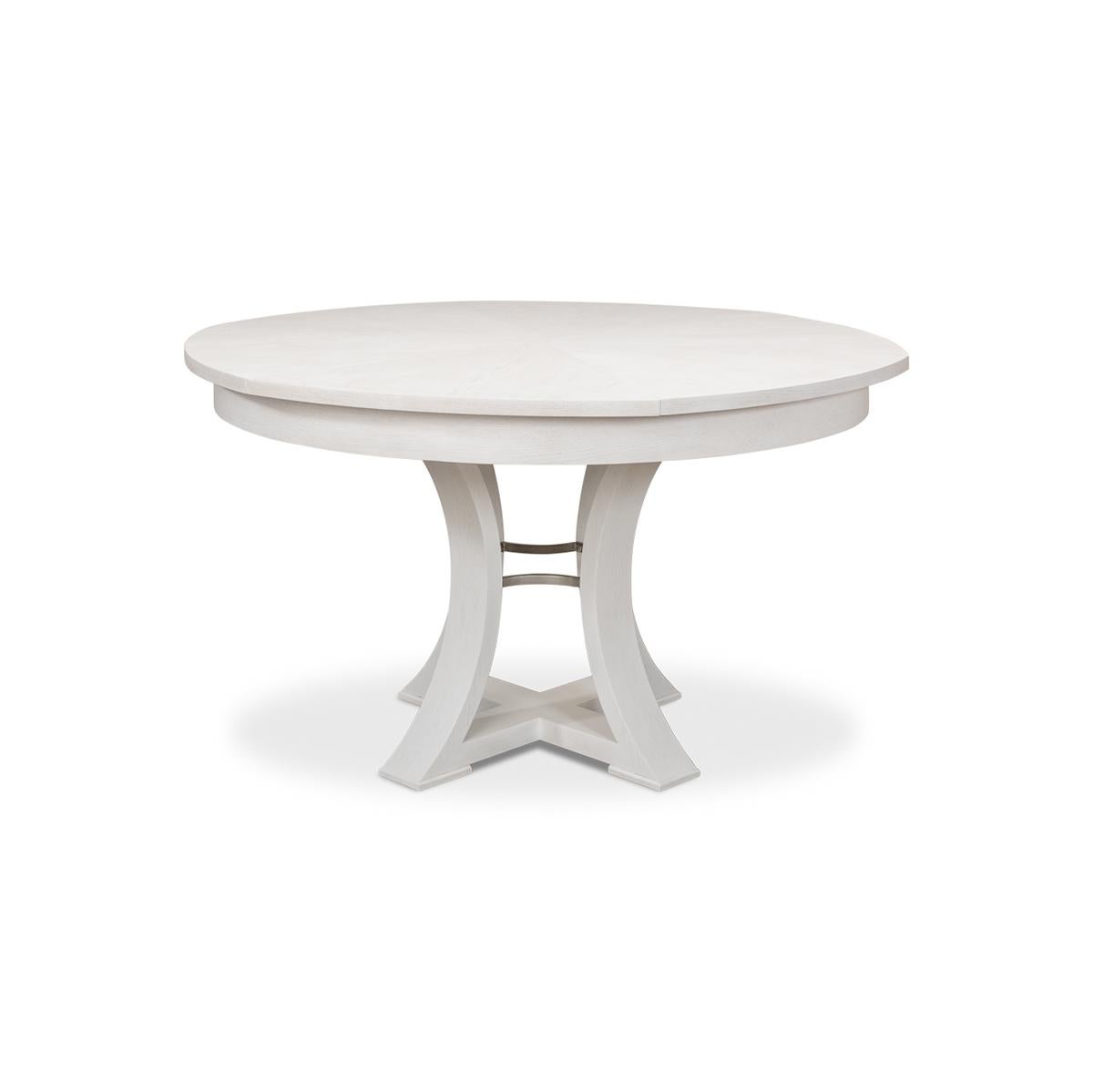 Modern White Dining Table - 70 For Sale 4