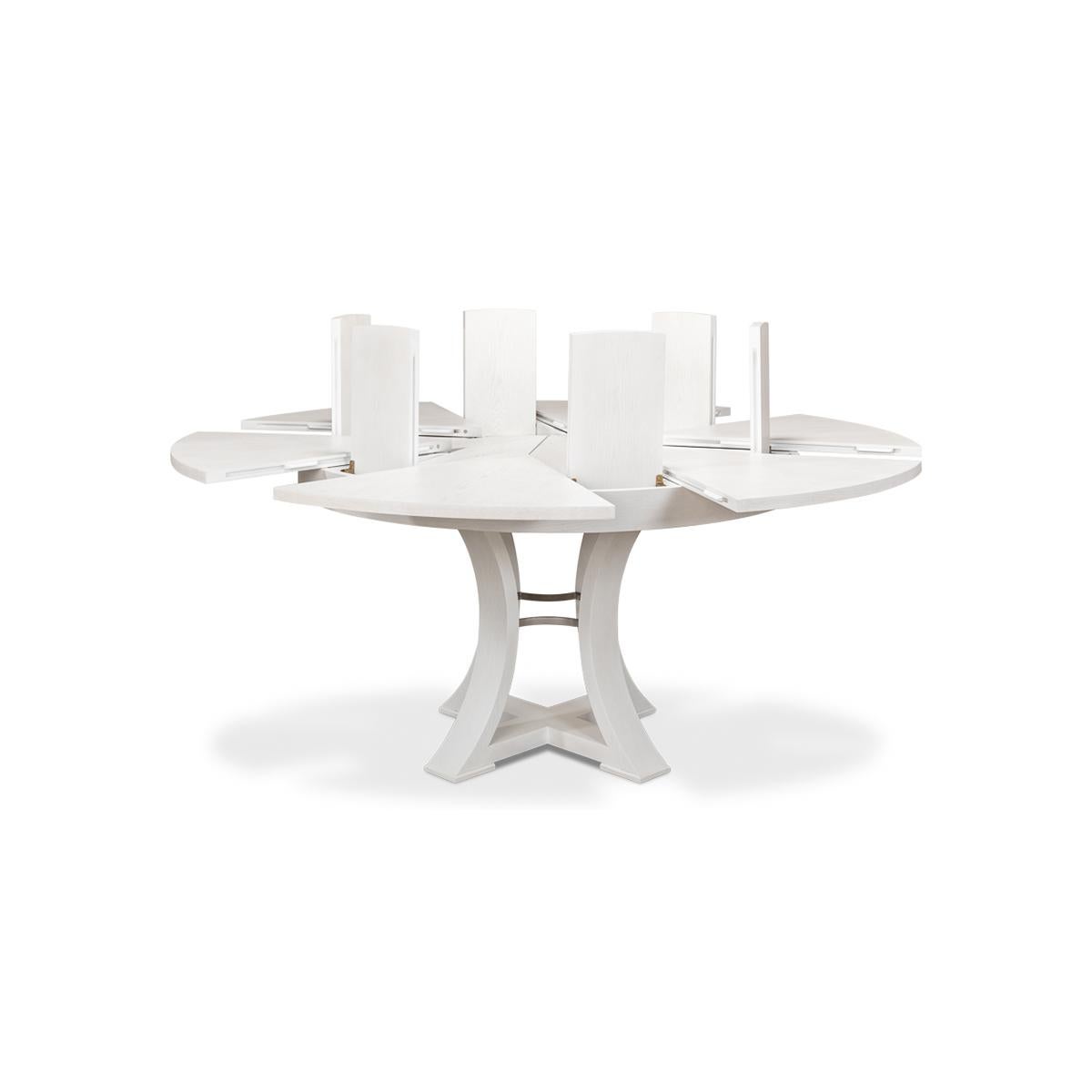 Moderne Table de salle à manger blanche moderne - 70 en vente