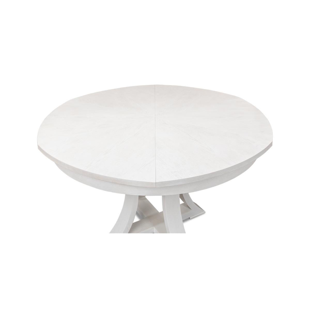 Modern White Dining Table - 70 For Sale 2