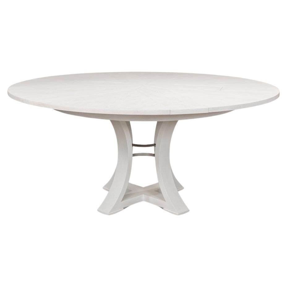 Modern White Dining Table - 70 For Sale