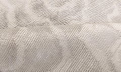Modern Hand-Knotted Silk Runner by Doris Leslie Blau