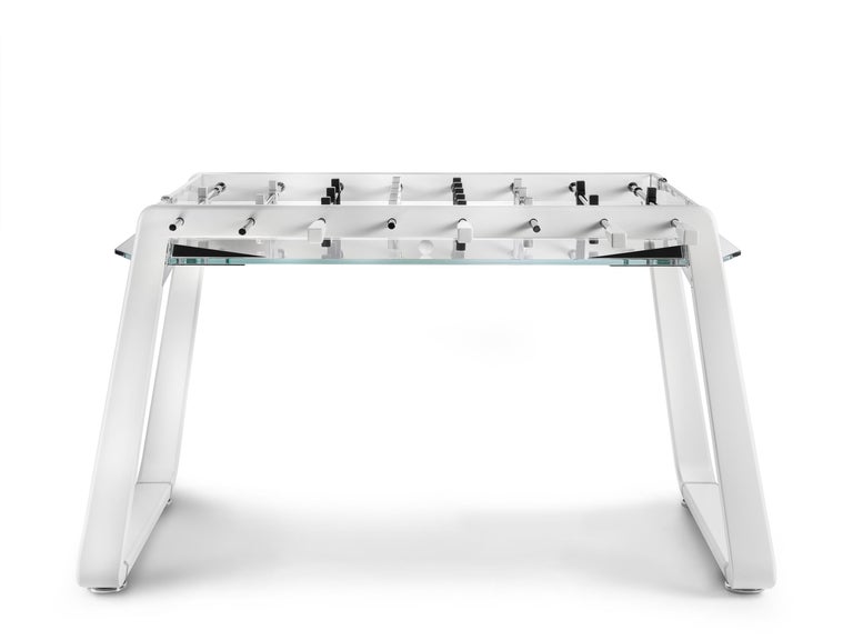 Modern Foosball Table with Glass Playing Field by Impatia For Sale at 1stDibs modern foosball