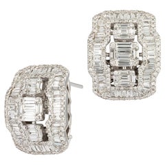 The Moderns Boucles d'oreilles or blanc 18K Diamant pour Elle