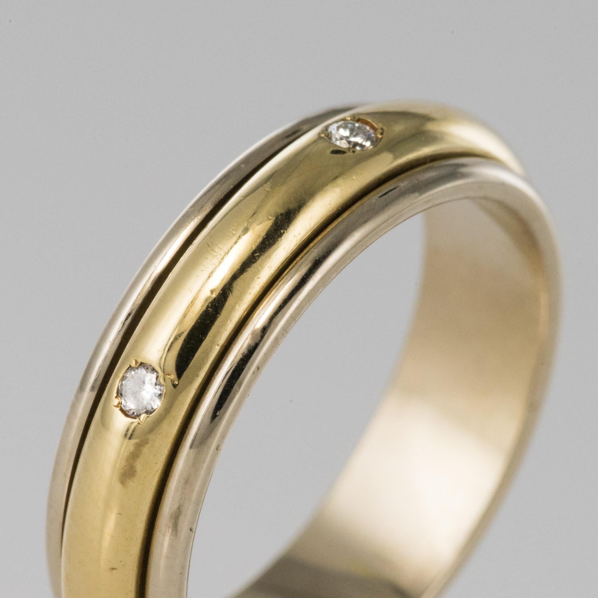 modern white gold diamond rings