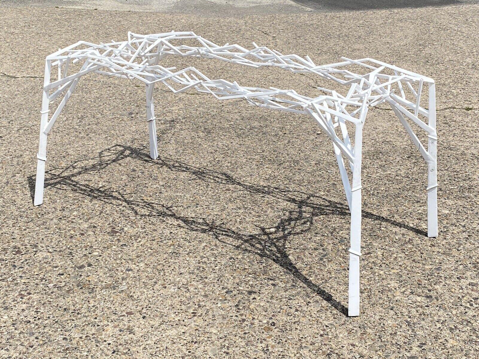 Modern White Iron Branch Sculptural 