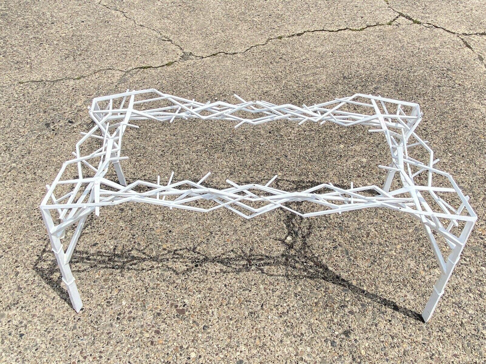Modern White Iron Branch Sculptural 