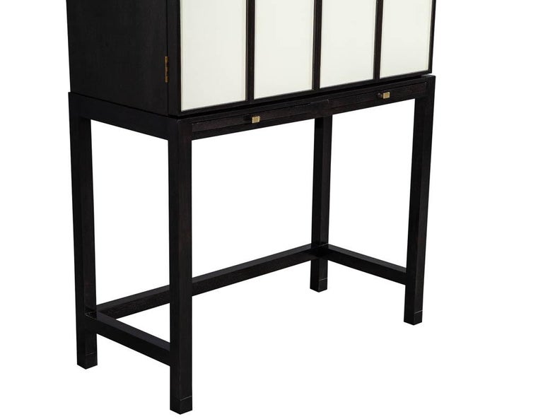 Modern White Lacquered Bar at 1stDibs white lacquer bar