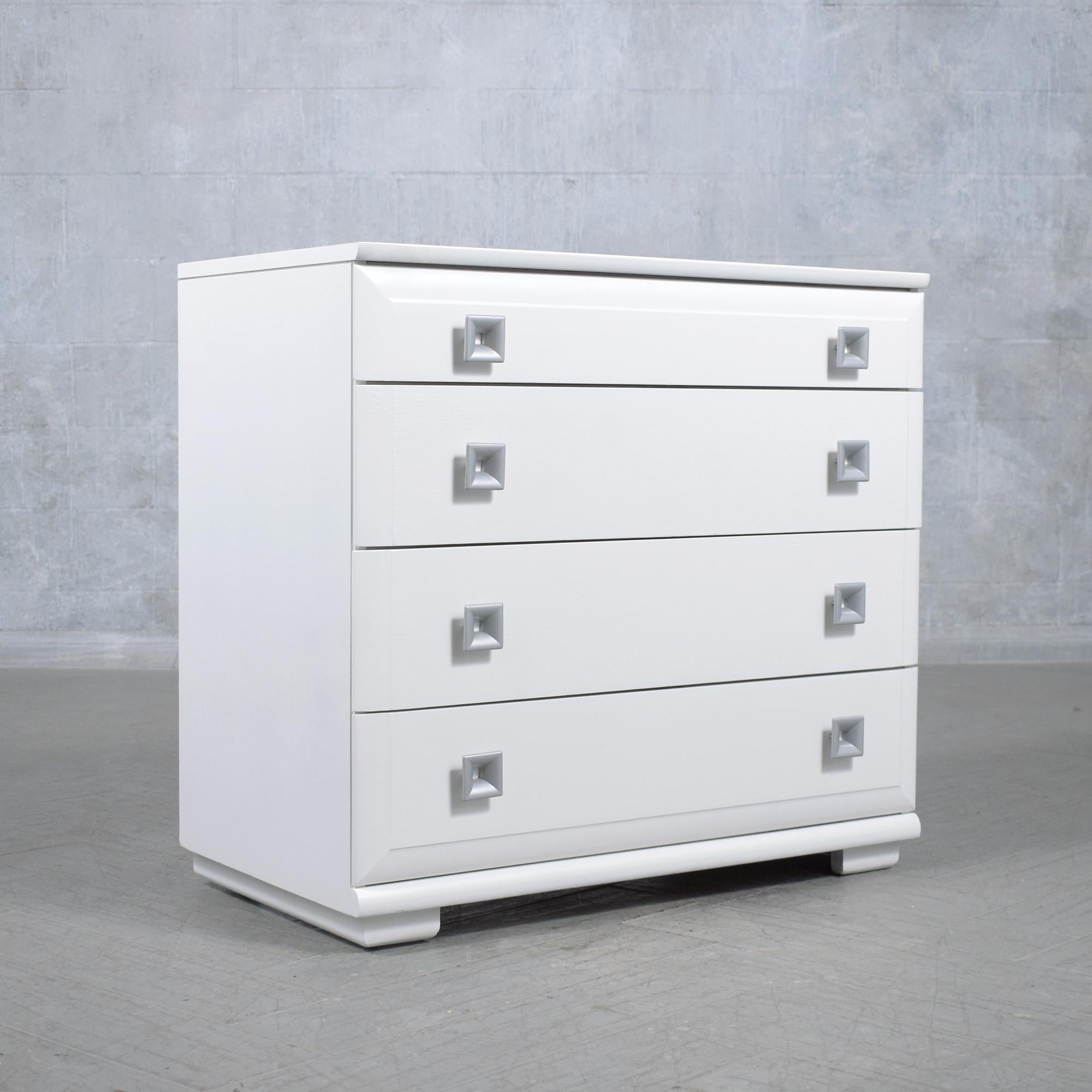 Modern Oak Wood Dressers: Sleek Design Meets Functional Elegance For Sale 1