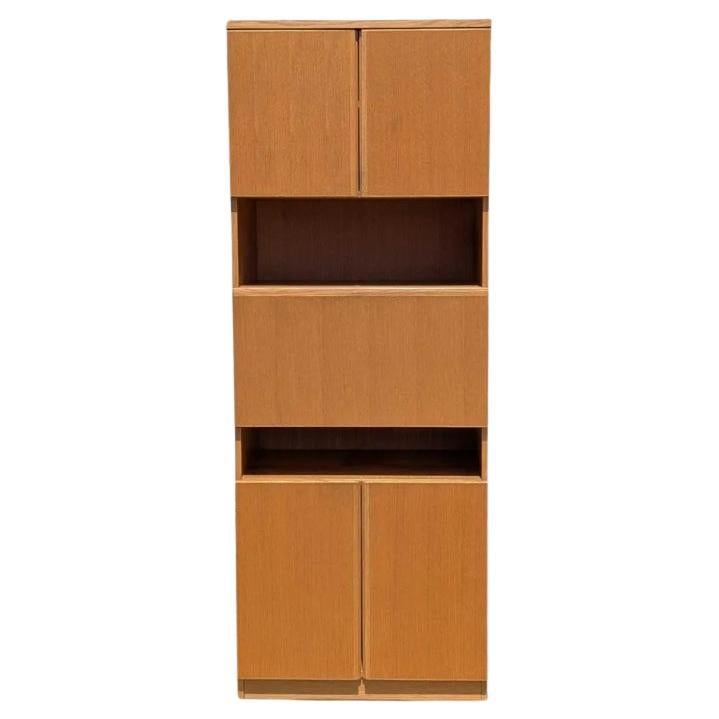 Mobile bar moderno in Oak Oak di Bauhaus Designs Canada, anni '80 in vendita