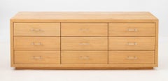 Modern White Oak Chest of Drawers