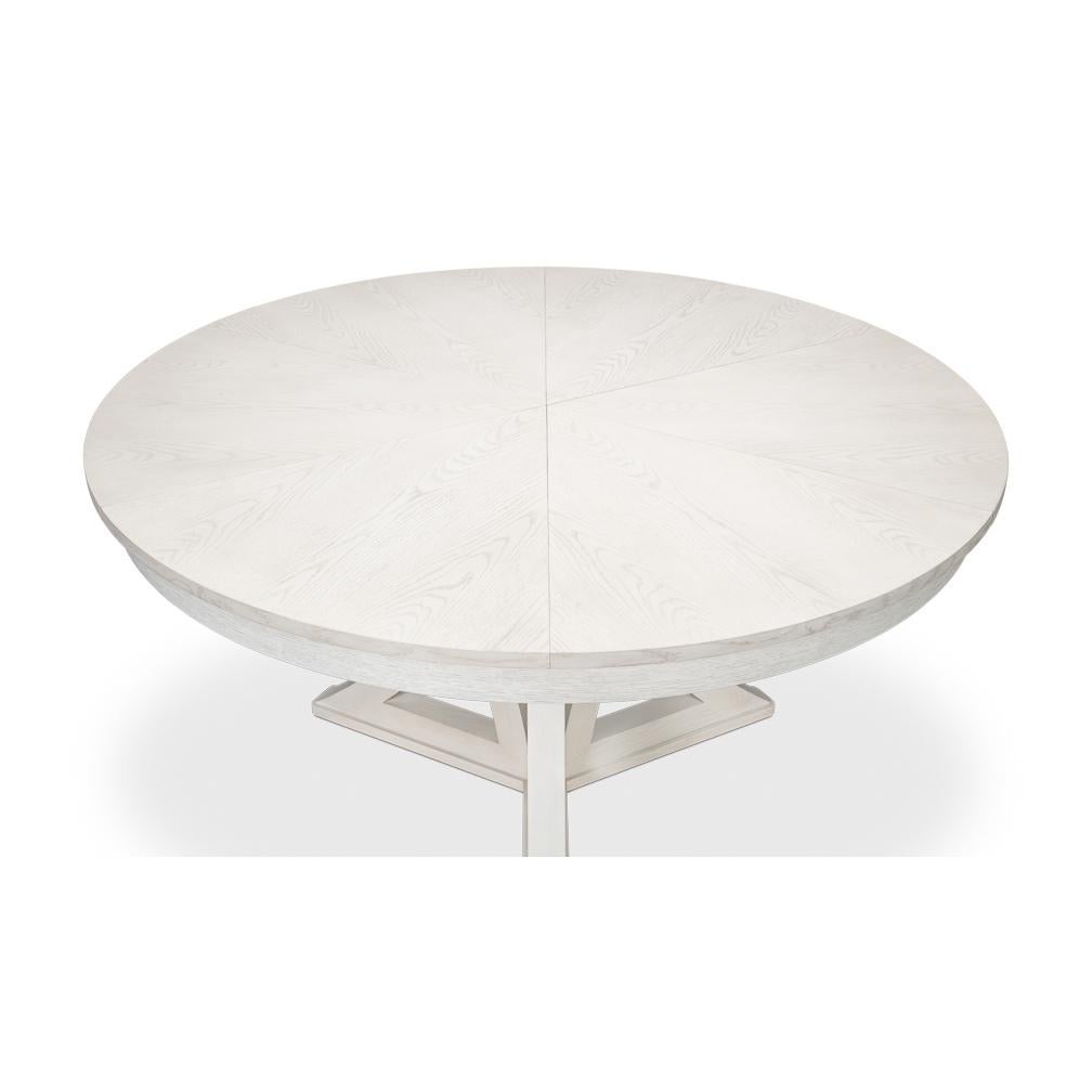 Wood Modern White Oak Dining Table - 70