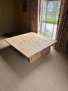 Modern White Oak Handmade Center/Coffee Table by Fortunata Design