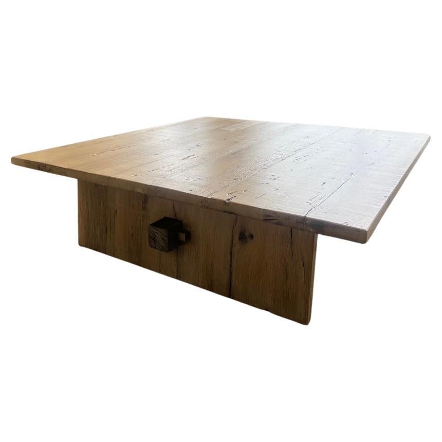 Modern White Oak Handmade Center/Coffee Table by Fortunata Design