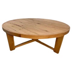 Modern White Oak Handmade Center Table by Fortunata Design