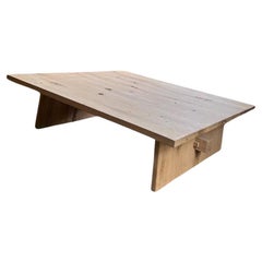 Modern White Oak Handmade Center Table