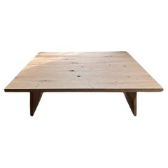 Modern White Oak Handmade Center Table