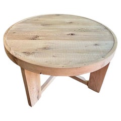 Tavolo da centro moderno in Oak bianco fatto a mano