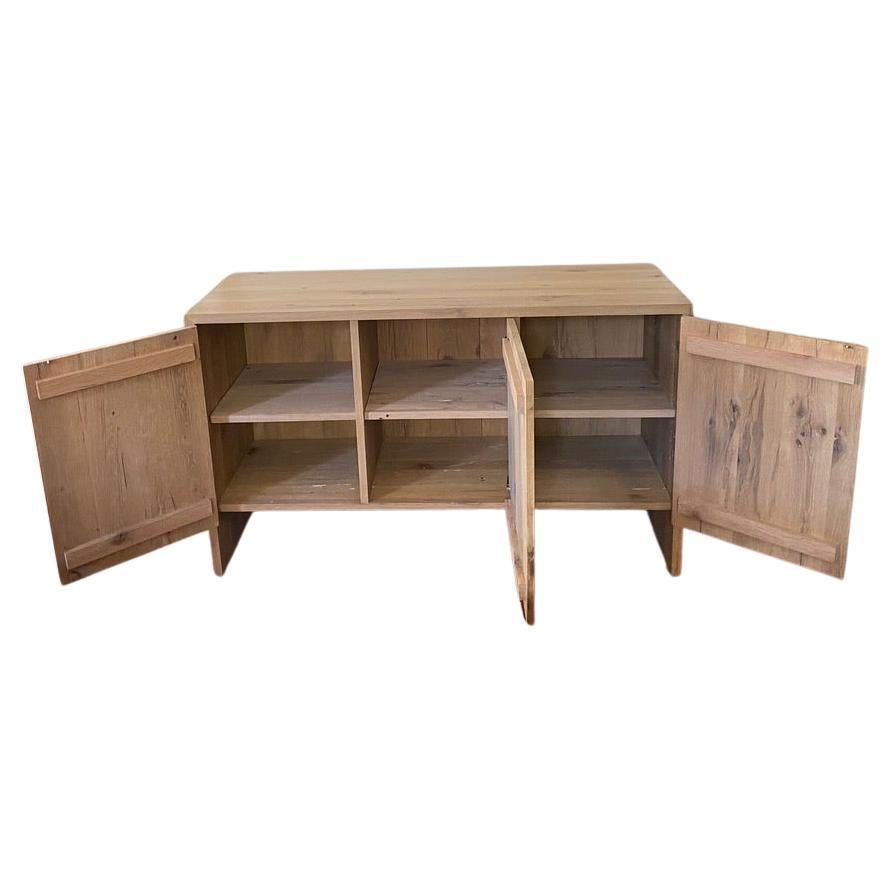 Modern White Oak Handmade Console Table by Fortunata Design For Sale