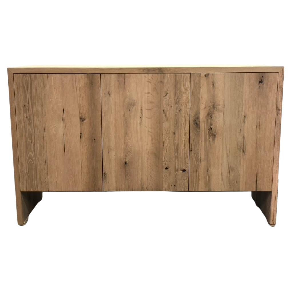 Modern White Oak Handmade Console Table by Fortunata Design