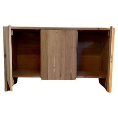 Modern White Oak Handmade Console Table by Fortunata Design