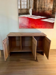Modern White Oak Handmade Console Table