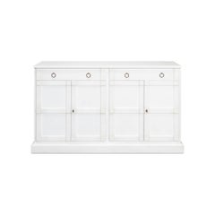 Crédence moderne peinte en blanc
