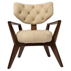 Modern White Solid Wood Kendall Chair