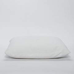 Modern White Velvet Decorative Pillow by MOGUL