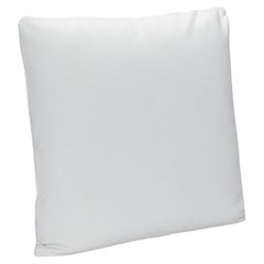 Modern White Velvet Decorative Pillow by MOGUL