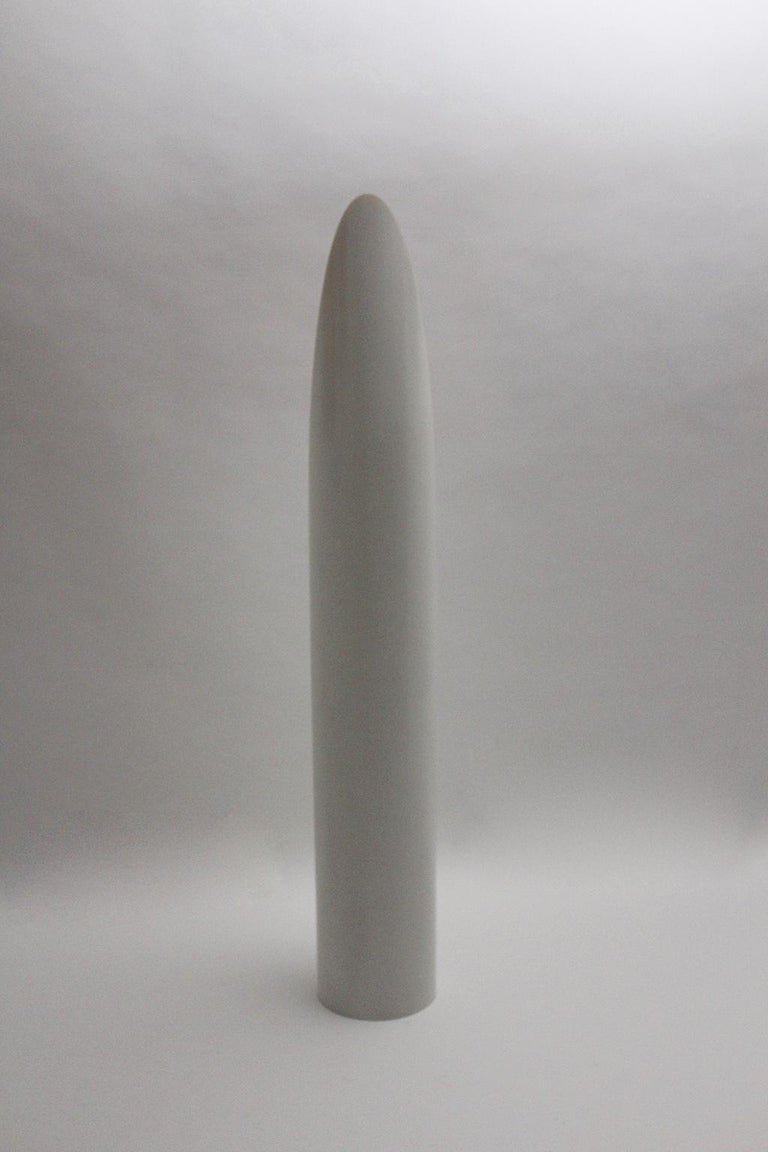 Modern White Vintage Floor Standing Mirror Lipstick by Roger Lecal