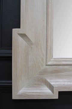 White Oak 'Piazza' Mirror by Scott James Furniture