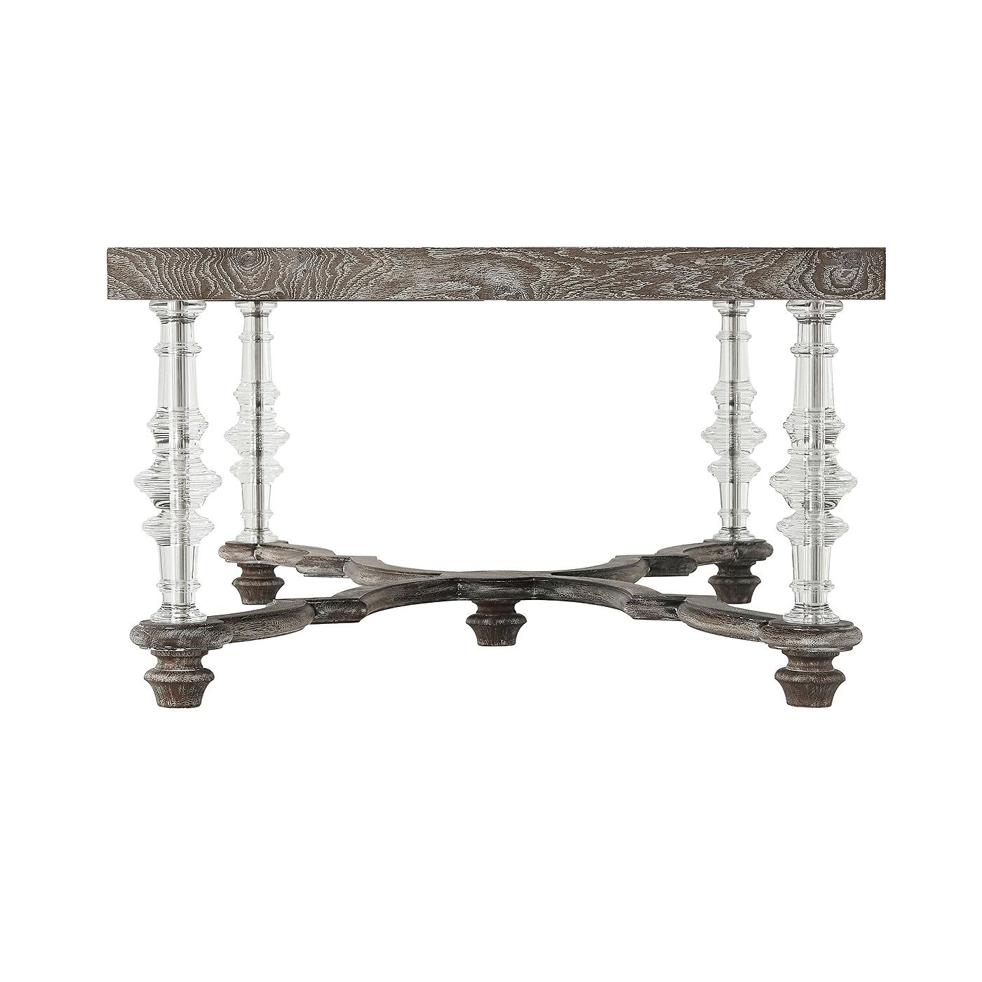 European Modern William and Mary Cocktail Table