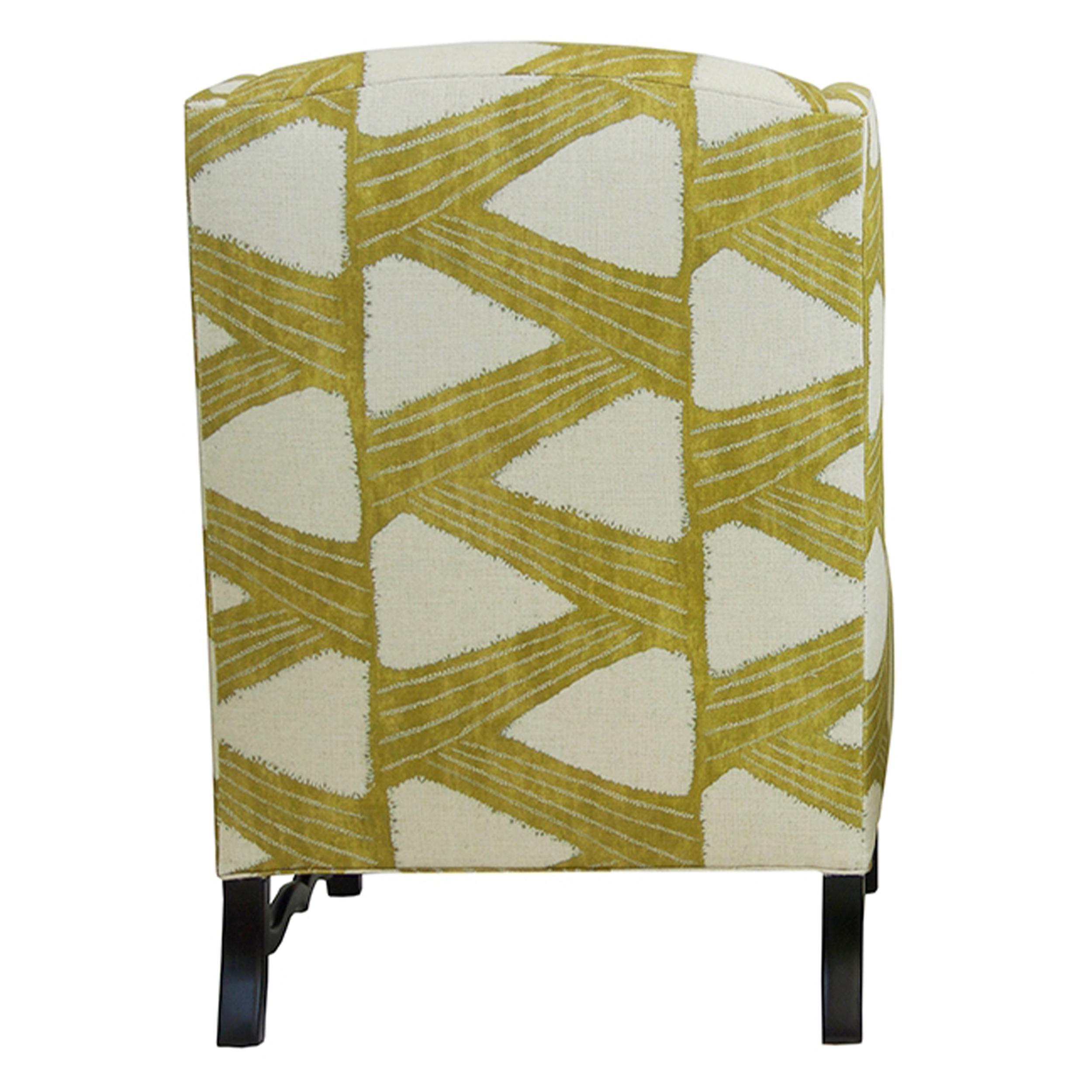 Moderne The Moderns Wing Chair with Loose Seat Cushion (en anglais) en vente