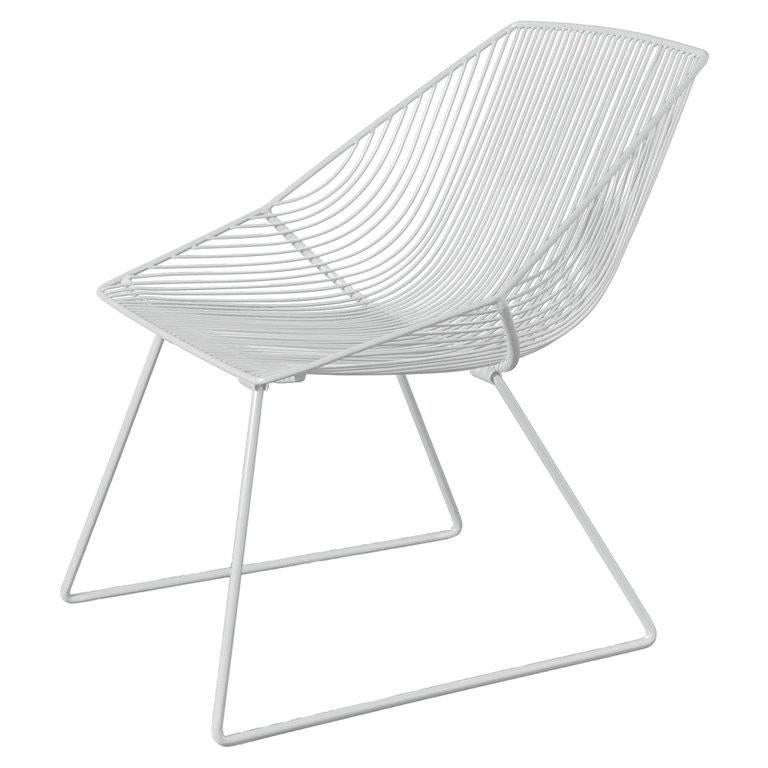 American Modern Wire Lounge Chair 