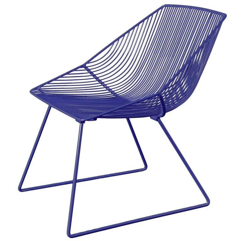 Stainless Steel Modern Wire Lounge Chair 