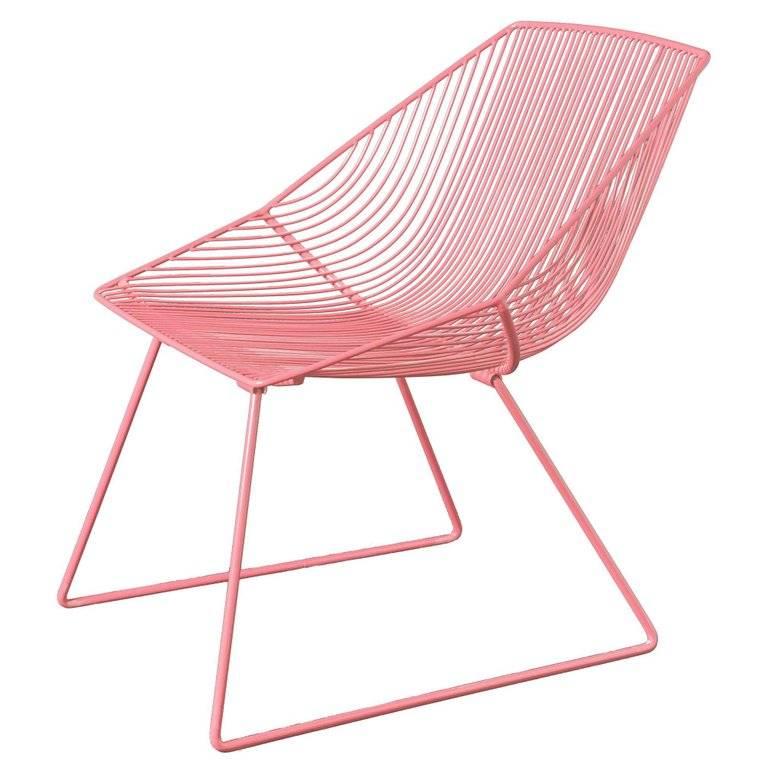 20th Century Modern Wire Lounge Chair 