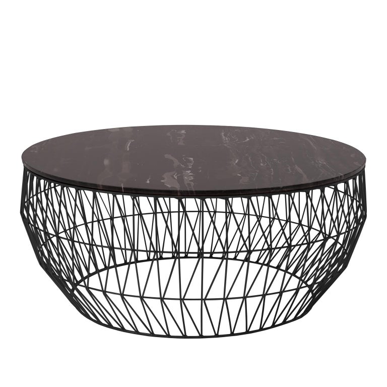 Modern Wire Round Coffee Table by Bend Goods For Sale at 1stDibs