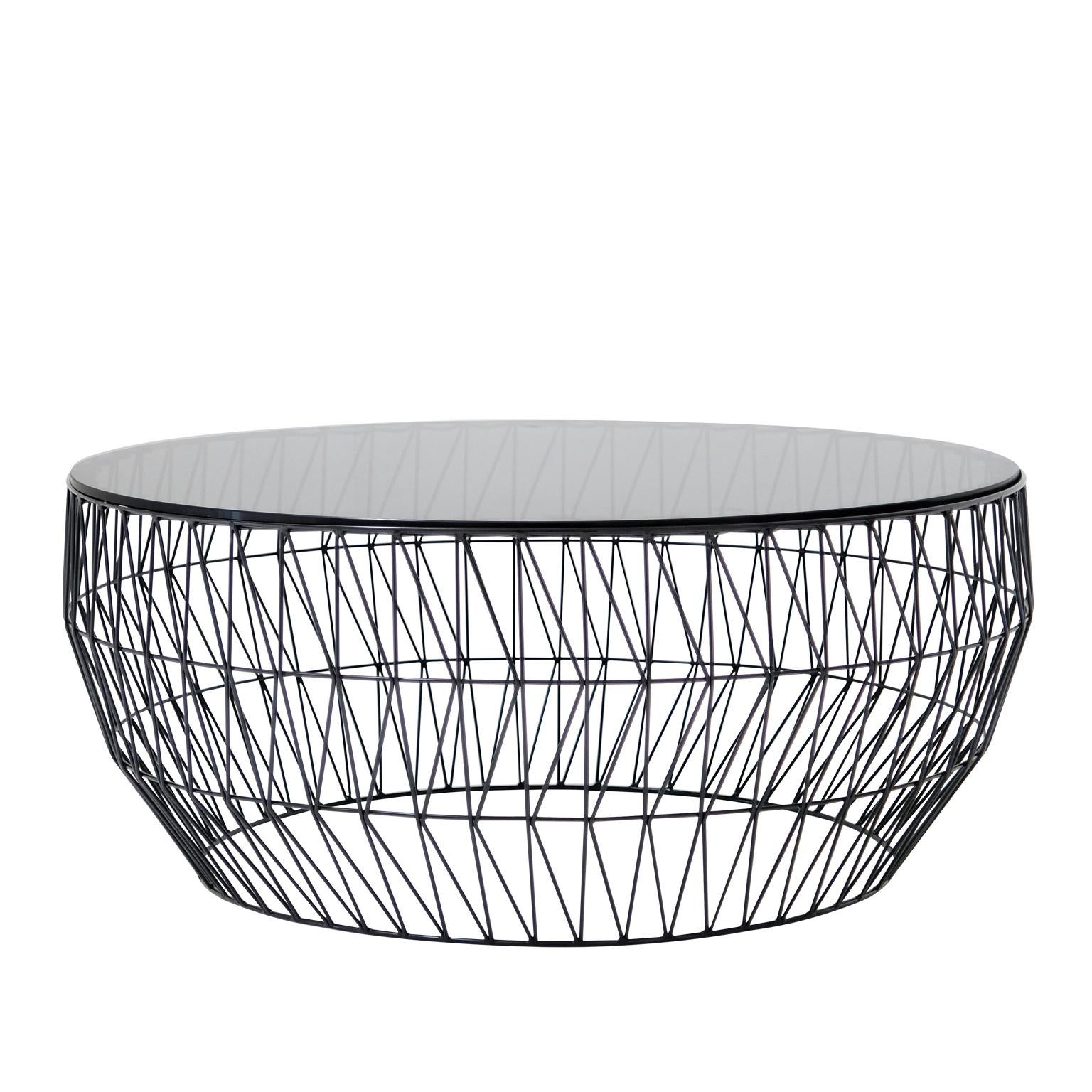 Modern Wire Round Coffee Table by Bend Modern White Round Coffee Table Art