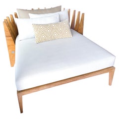 Modern Wood Day Bed by Pierre Sarkis