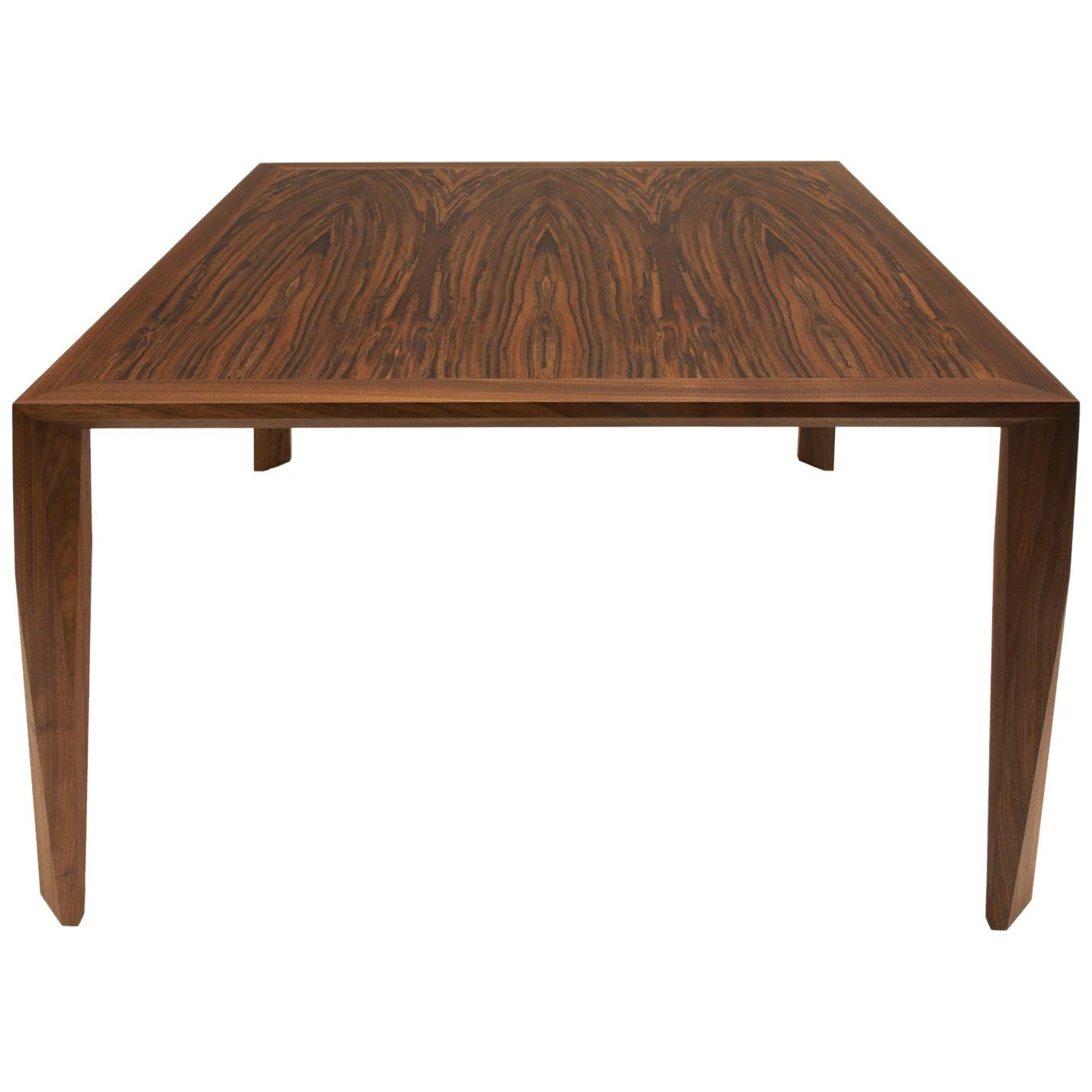 Modern Wood Dining Table, in Walnut, by Studio DiPaolo