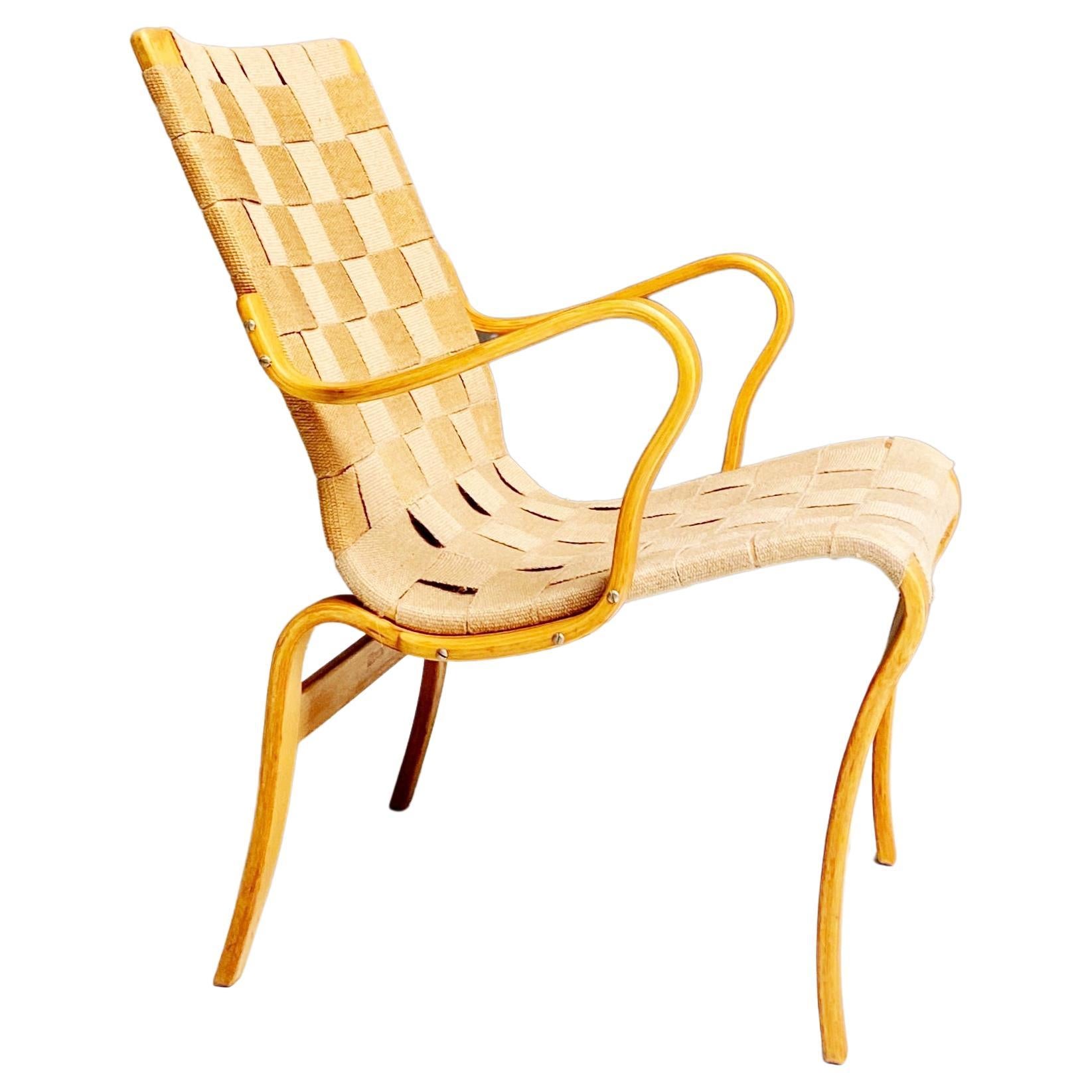 Modern wood Eva Chair by Bruno Mathsson for Firma Karl Mathsson, 1977 For Sale