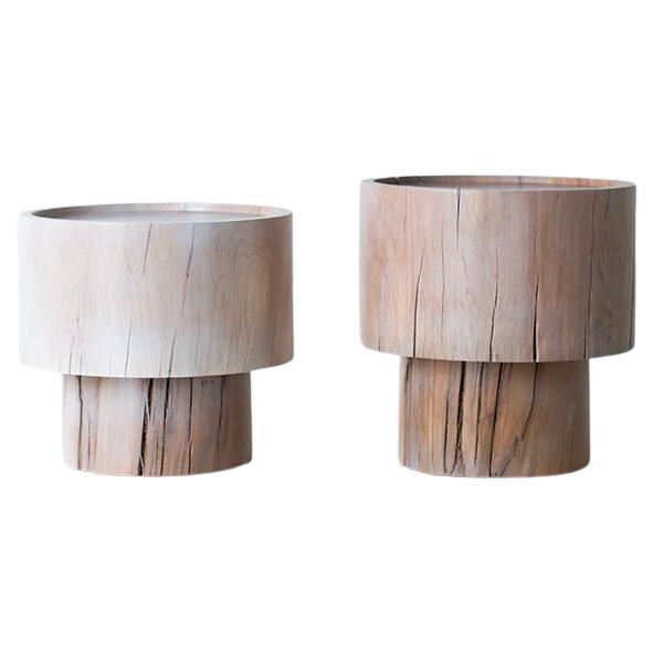 Bertu, Wood Side Table, Modern, Side Table, Breeze en vente