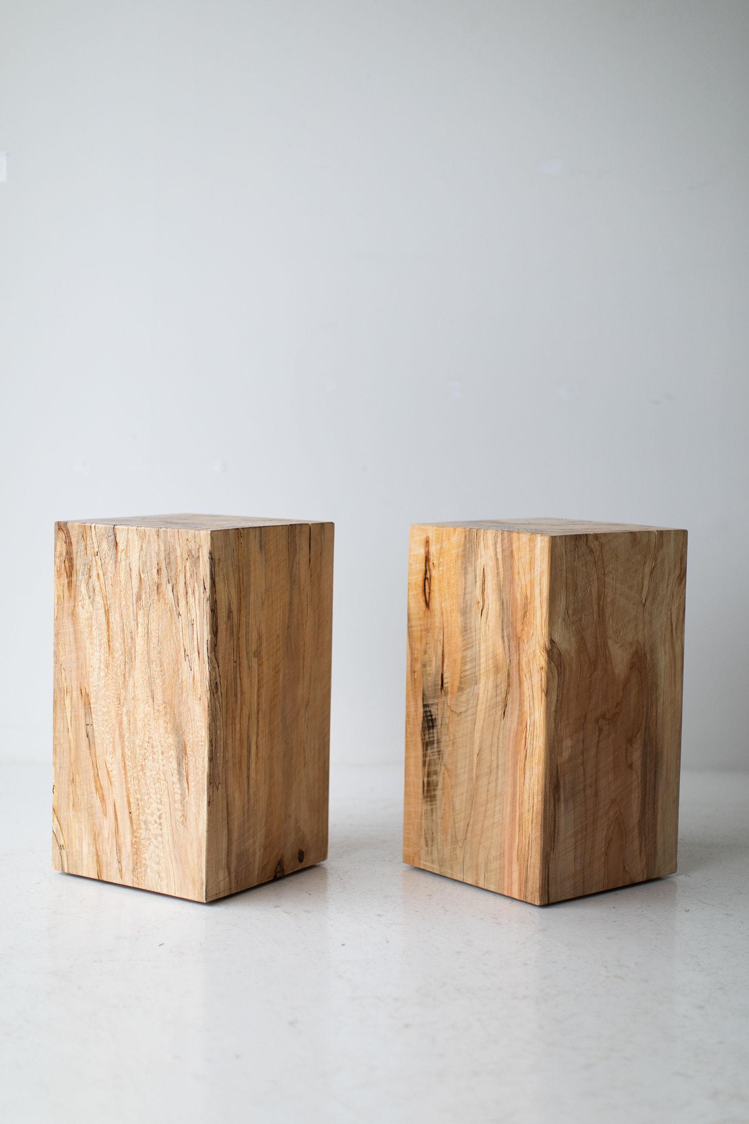 Modern Wood Side Tables For Sale 3