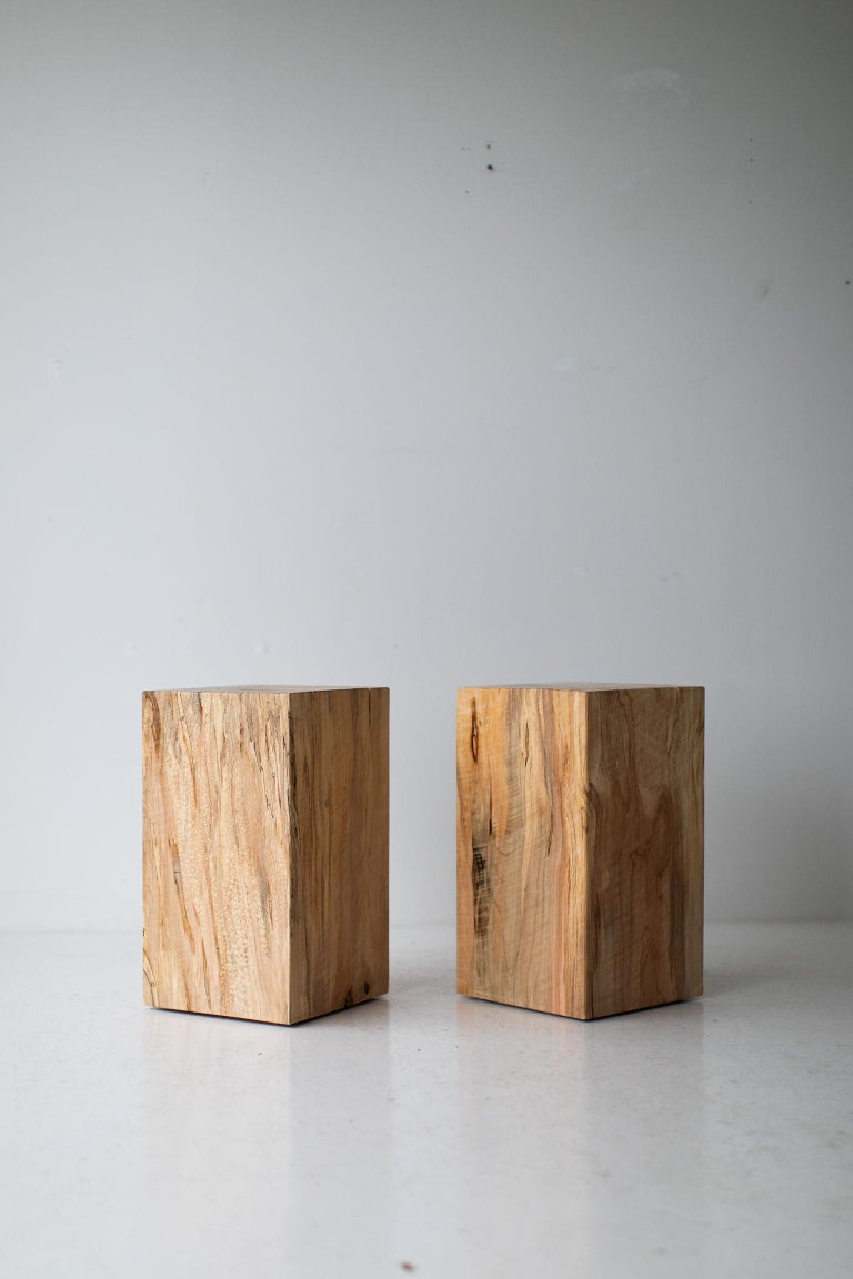 Modern Wood Side Tables For Sale 2