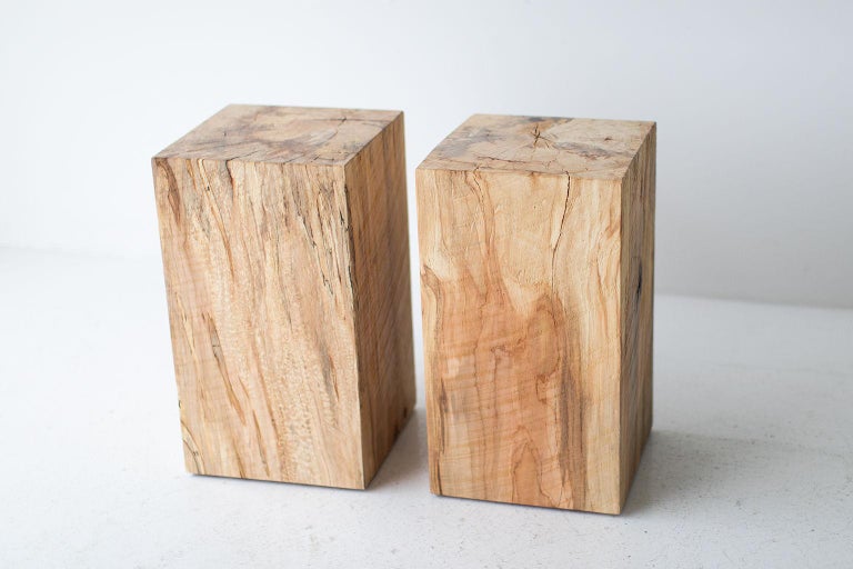 Modern Wood Side Tables For Sale 3