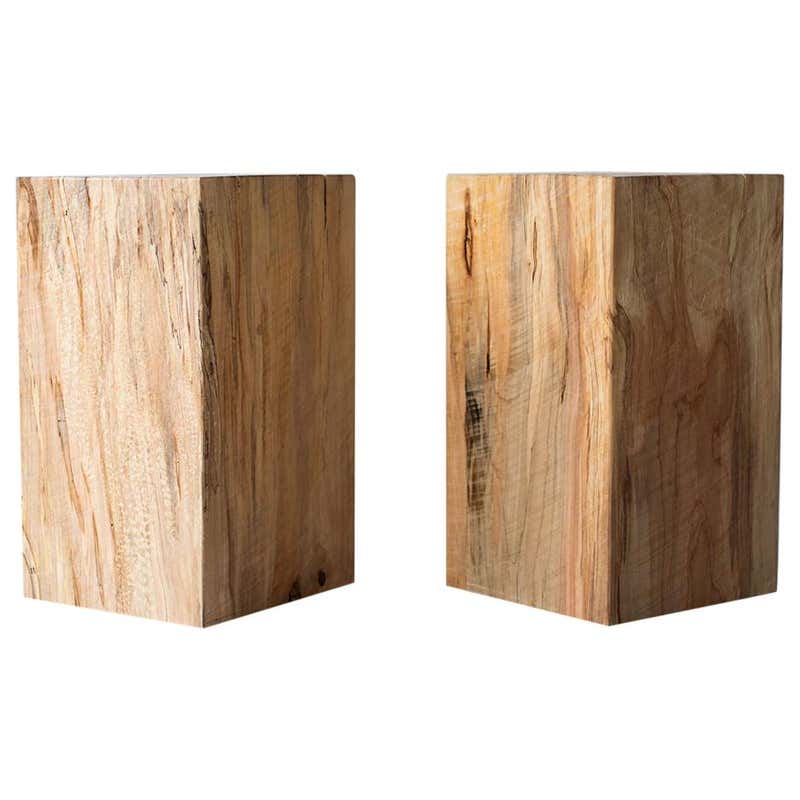 Modern Wood Side Tables For Sale at 1stDibs | wood block side table ...