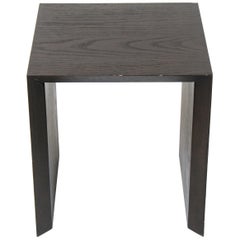 Modern Wood Square Top Side Table