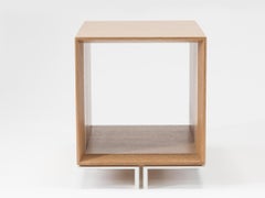 Modern Wood Stool in Solid White Oak, by Studio DiPaolo